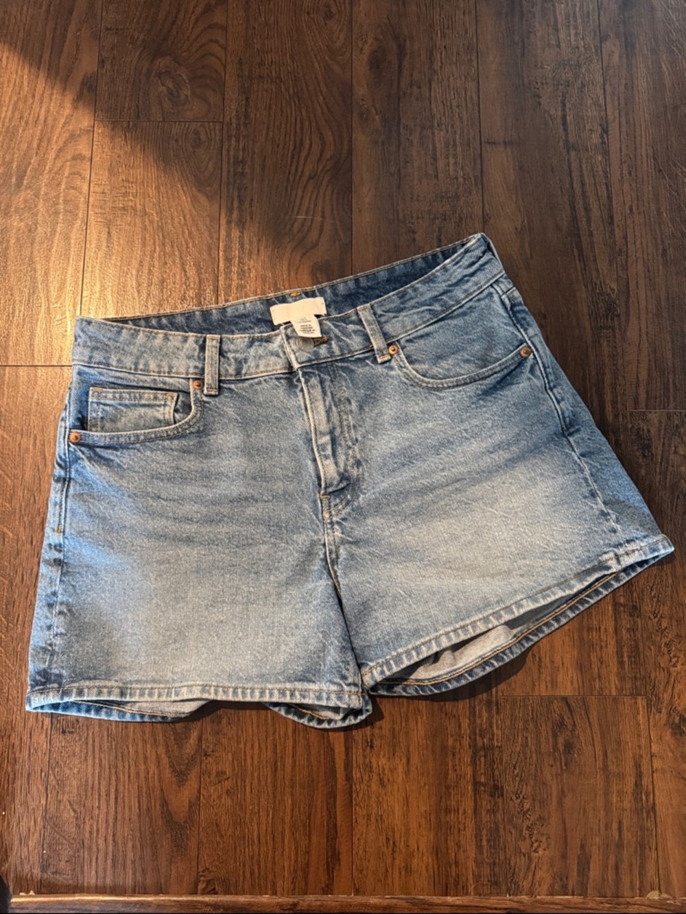 H&M Light Blue Denim Jean Shorts